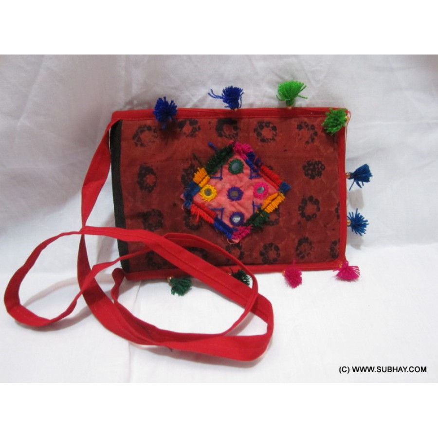 Handmade Tablet Bag with Traditional Sindhi Dastkari - HM#01